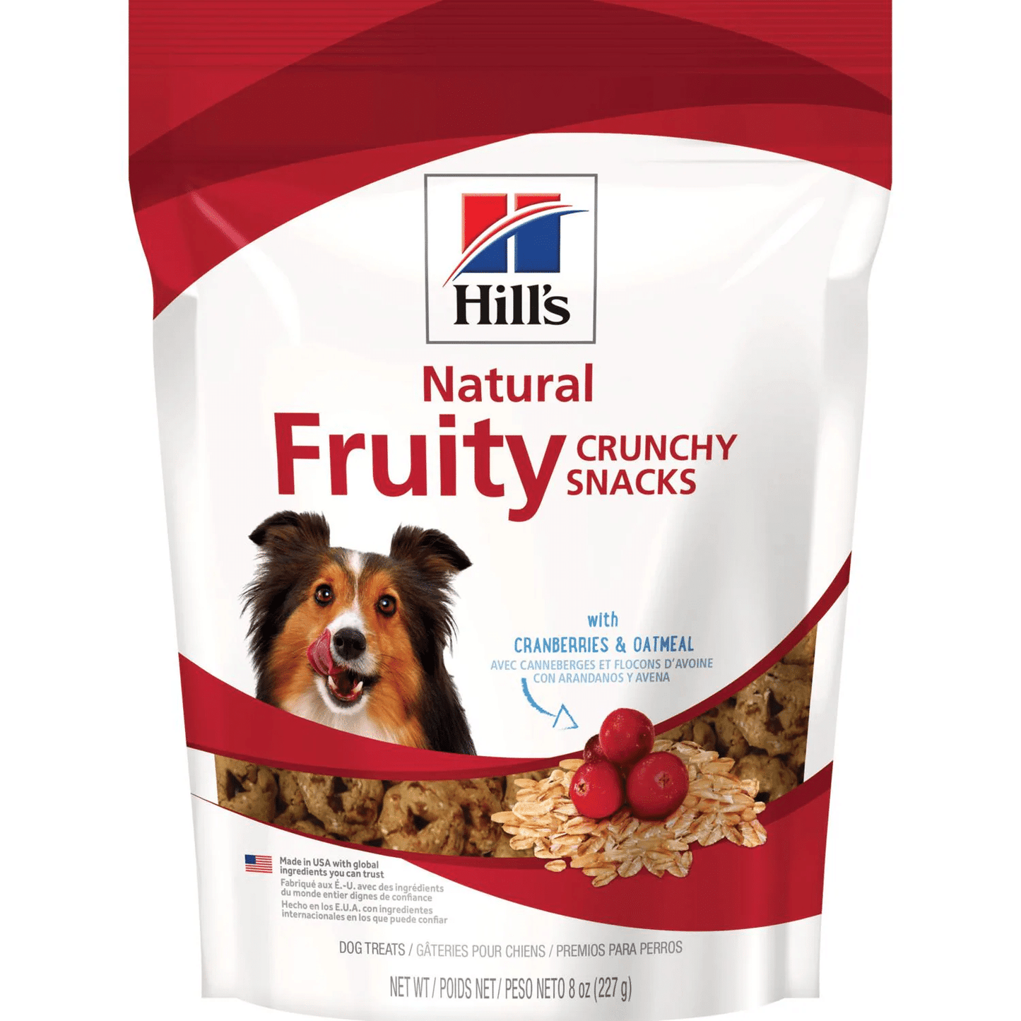 PREMIO PARA PERRO HILL’S NATURAL CRUNCHY FRUITY SNACKS CRANBERRIES & OATMEAL