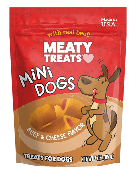 MEATY TREATS MINI DOGS 3OZ