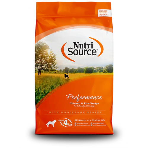 NutriSource Performance Chicken & Rice Recipe 40 lbs.