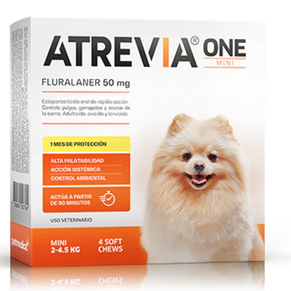 ATREVIA ONE TABLETA MASTICABLE - Caja 4 Tabletas