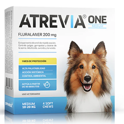 ATREVIA ONE TABLETA MASTICABLE - Caja 4 Tabletas