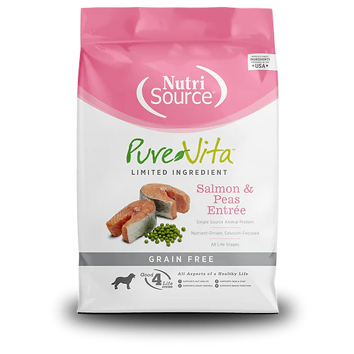 NutriSource Pure Vita Salmon & Peas Entrée - Grain Free