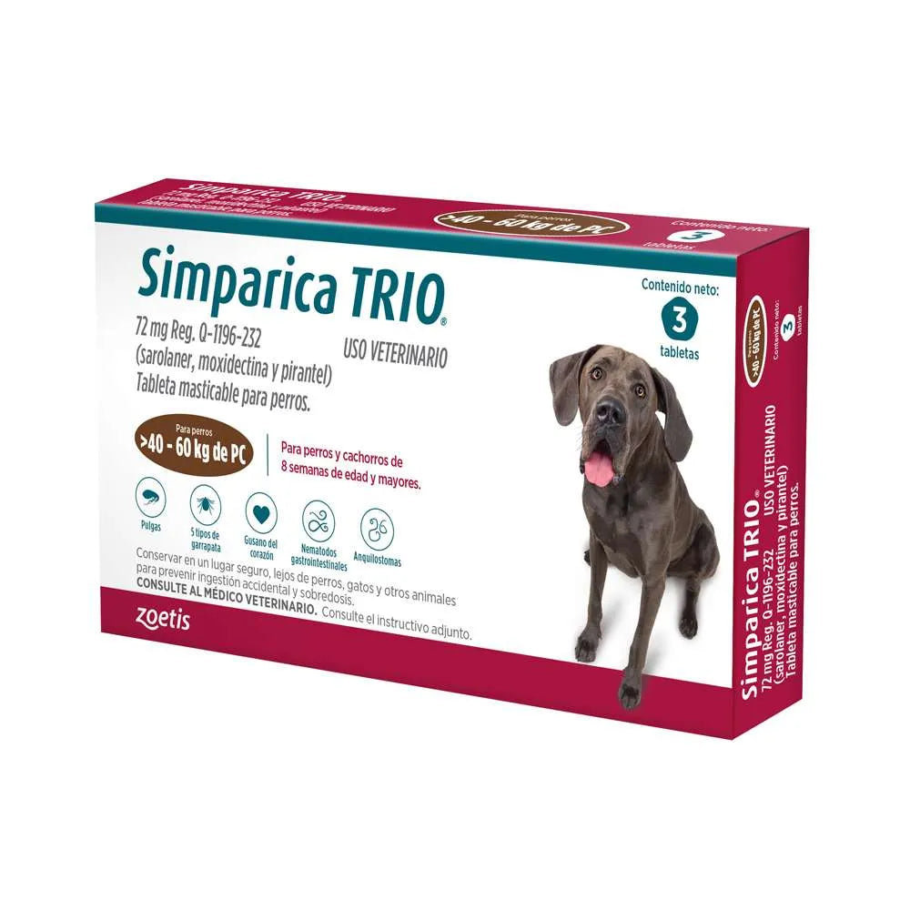 SIMPARICA TRIO TRIO 40 A 60KG