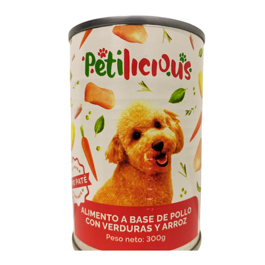 Pate de Carne y Verduras para Perro