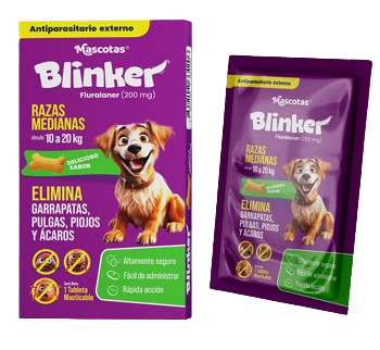 Blinker Pastilla Antipulgas De 1 Mes