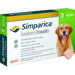 SIMPARICA CAJA DE 3 TABLETAS